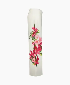 Joseph Ribkoff Pantalon Wijde Pijpen Off White*Dames Broeken