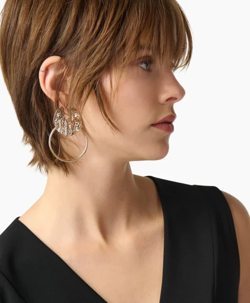 Joseph Ribkoff Top Korte Mouwen Zwart*Dames T-Shirts & Tops