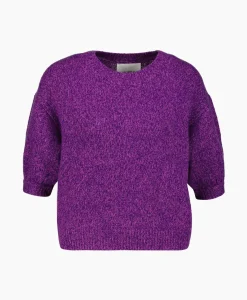 Lisa Yang Pullover Junie Paars*Dames Truien