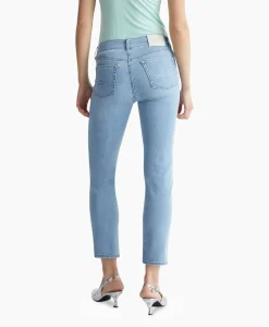 Liu Jo Jeans Pant.Authentic Slim Ankle R.W. Blauw*Dames Broeken