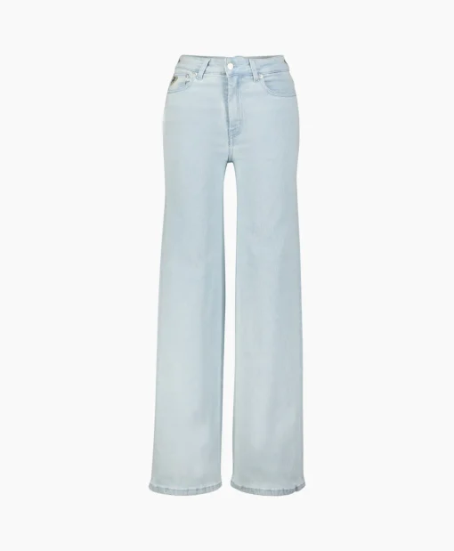 Lois Jeans Palazzo Licht Blauw*Dames Broeken