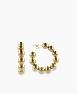 Lott. Gioielli Oorbellen Cl Creole 10 Balls Mgoud*Dames Sieraden