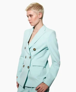 Luisa Cerano Blazer 498011/3453-0 Aqua*Dames Blazers