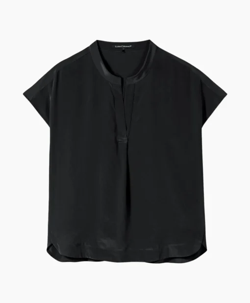 Luisa Cerano Blouse 298461/3597-0 Zwart Dessin*Dames Blouses