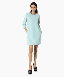 Luisa Cerano Midi Jurk 798450/3453-0 Aqua*Dames Jurken