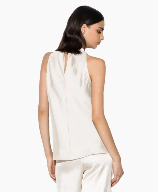 Luisa Cerano Top 298426/3596-0 Off White*Dames T-Shirts & Tops
