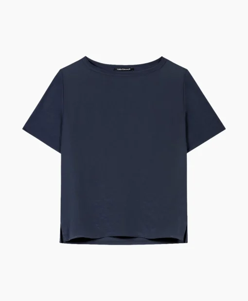 Luisa Cerano T-Shirt Korte Mouw 398117/7600-0 Donker Blauw*Dames T-Shirts & Tops