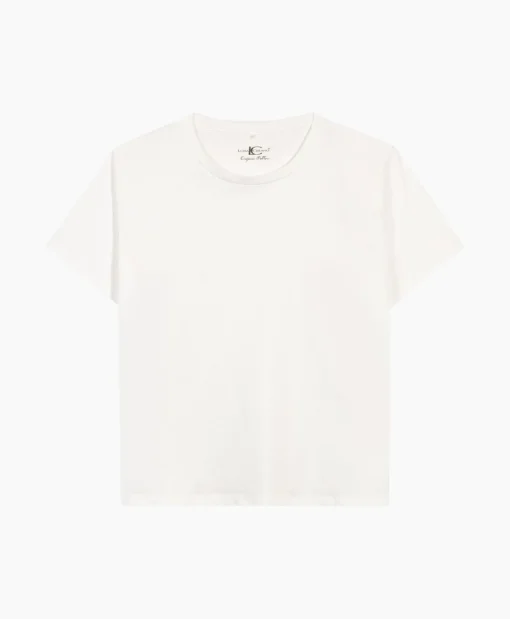 Luisa Cerano T-Shirt Korte Mouw 398113/7799-0 Off White*Dames T-Shirts & Tops