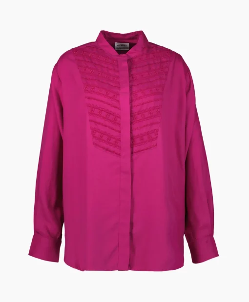Marant Étoile Marant Etoile Blouse Britten-Gb Pink*Dames Blouses