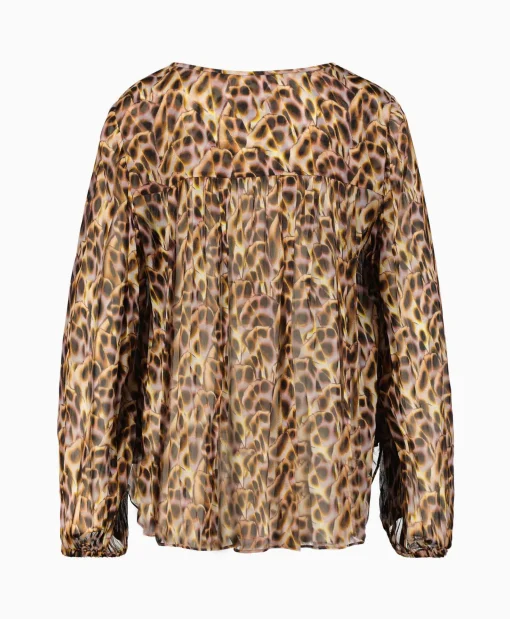 Marant Étoile Marant Etoile Blouse Daytonea-Gc Oker*Dames Blouses