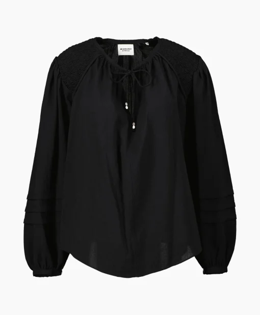 Marant Étoile Marant Etoile Blouse Lamaya-Gb Zwart*Dames Blouses