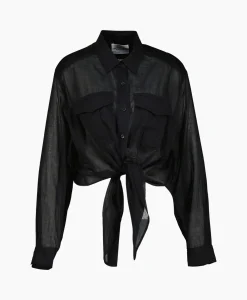Marant Étoile Marant Etoile Blouse Nath-Gb Zwart*Dames Blouses