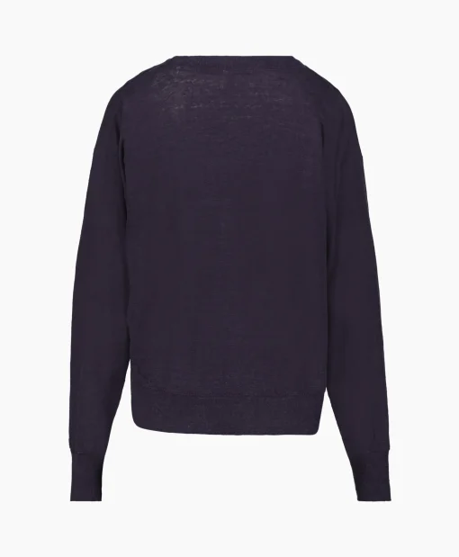 Marant Étoile Marant Etoile Longsleeve Klowia-Ga Zwart*Dames T-Shirts & Tops