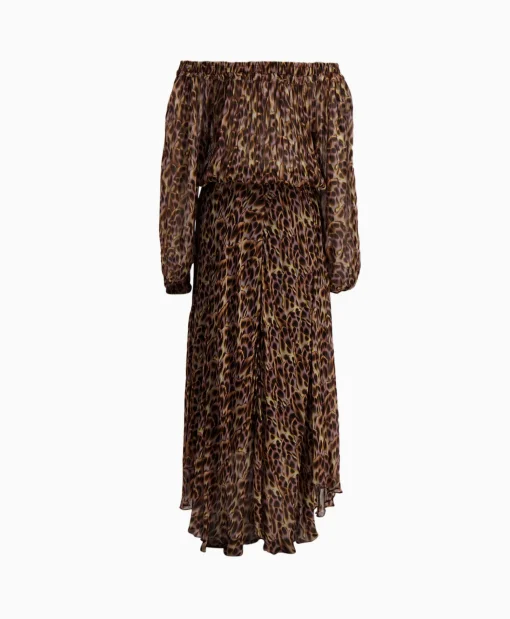Marant Étoile Marant Etoile Maxi Jurk Volga-Gc Oker*Dames Jurken