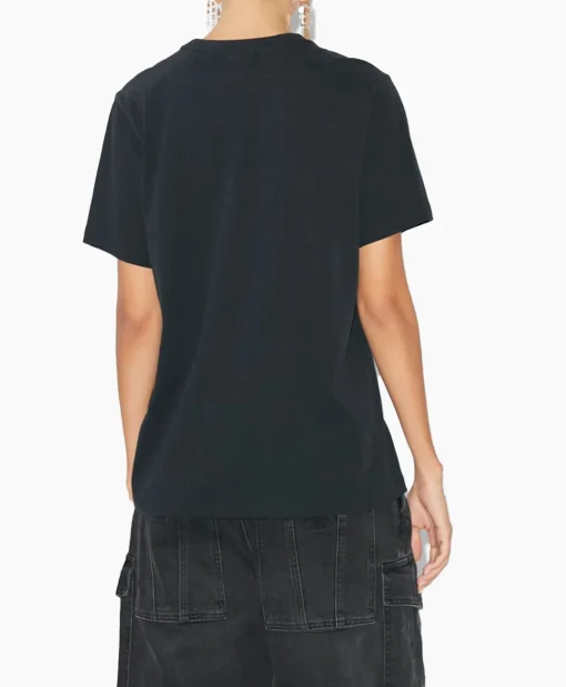 Marant Étoile Marant Etoile T-Shirt Korte Mouw Zewel-Ga Zwart*Dames T-Shirts & Tops