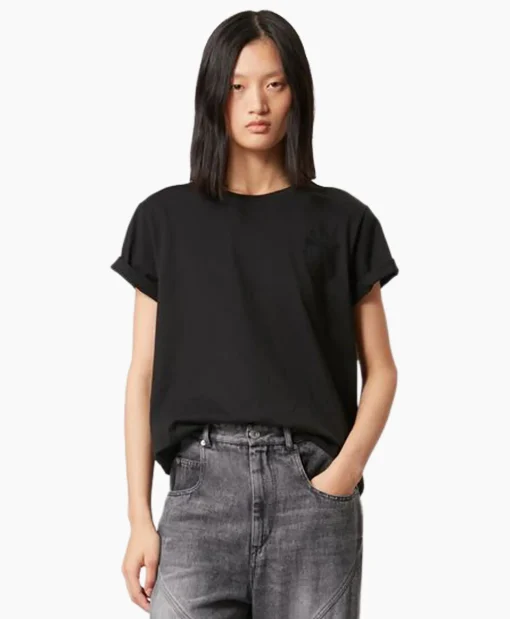 Marant Étoile Marant Etoile T-Shirt Korte Mouw Aby-Gb Zwart*Dames T-Shirts & Tops