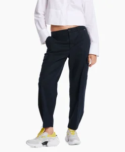 Marc Cain Pants Broek Wp 81.12 W50 Blauw*Dames Broeken