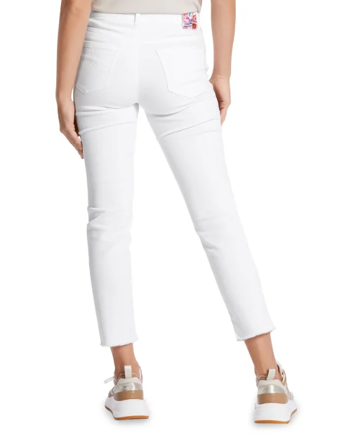 Marc Cain Pants Jeans Wp 82.04 D50 Wit*Dames Broeken