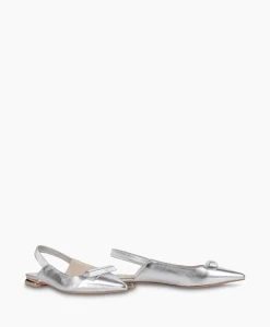 Marccain Bags And Shoes Ballerina Wb Sf.01 L05 Zilver*Dames Instappers