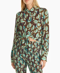 Marccain Collectie Blouse Wc 51.04 W04 Groen*Dames Blouses