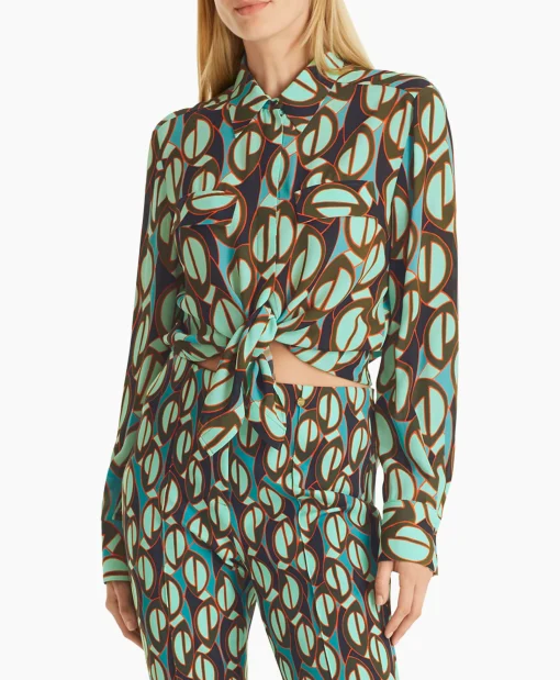 Marccain Collectie Blouse Wc 51.04 W04 Groen*Dames Blouses