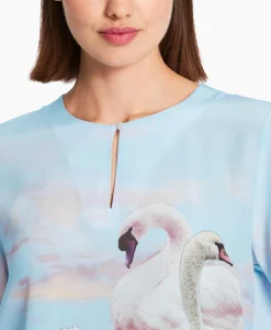 Marccain Collectie Blouse Wc 55.07 J08 Licht Blauw*Dames Blouses