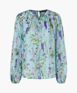 Marccain Collectie Blouse Wc 51.21 W25 Licht Blauw*Dames Blouses