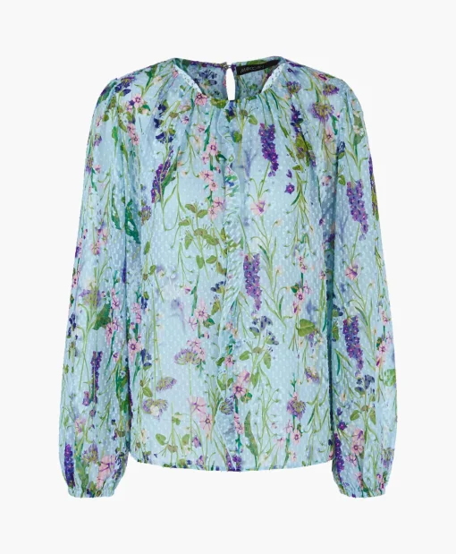Marccain Collectie Blouse Wc 51.21 W25 Licht Blauw*Dames Blouses