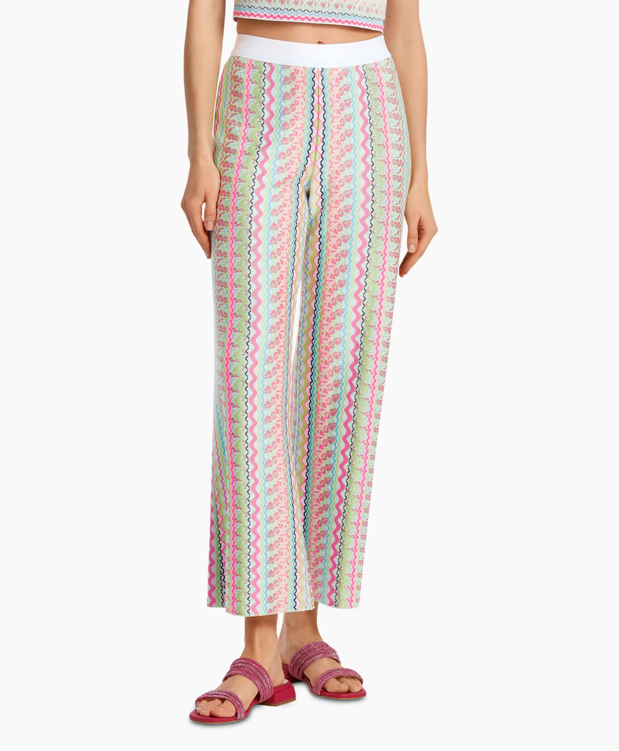 Marccain Collectie Broek Wc 81.38 M36 Groen*Dames Broeken