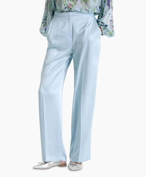 Marccain Collectie Broek Wc 81.63 W46 Licht Blauw*Dames Broeken