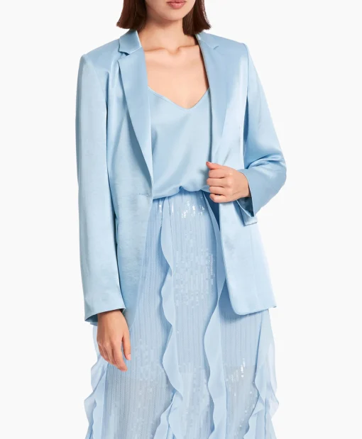 Marccain Collectie Jasje Wc 34.20 W46 Licht Blauw*Dames Blazers