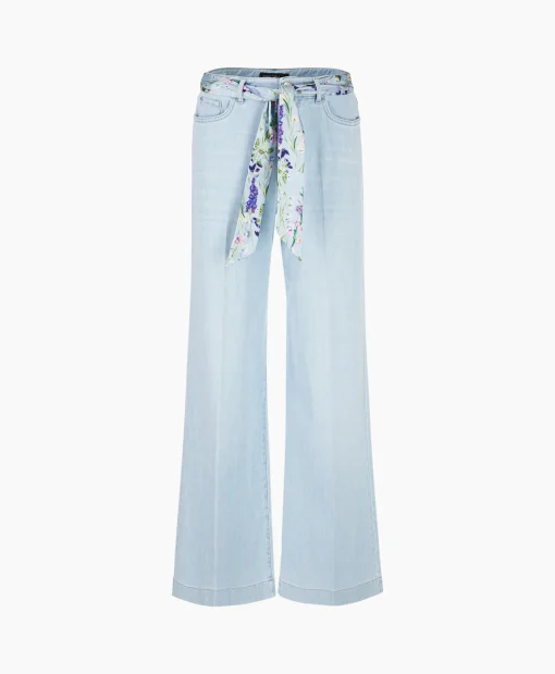 Marccain Collectie Jeans Wc 82.09 D04 Licht Blauw*Dames Broeken