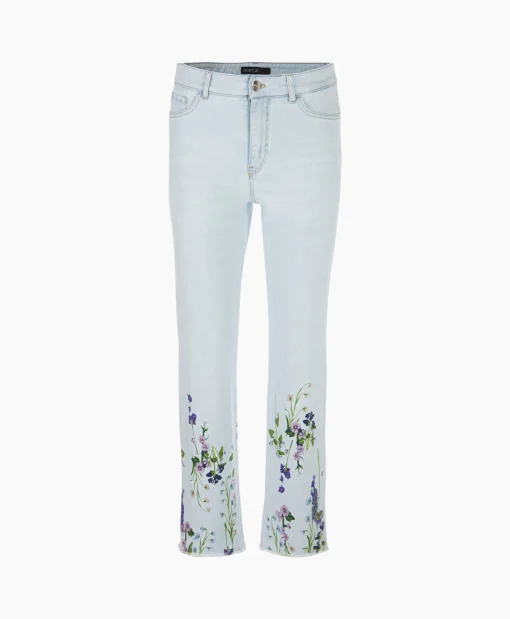 Marccain Collectie Jeans Wc 82.11 D04 Licht Blauw*Dames Broeken