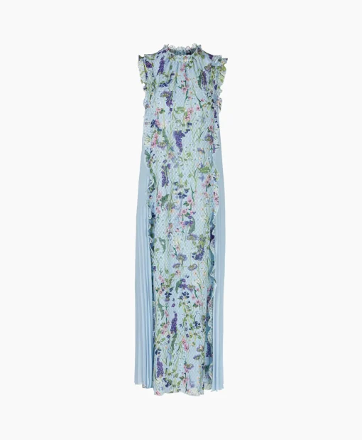 Marccain Collectie Jurk Wc 21.24 W25 Licht Blauw*Dames Bruiloftskleding