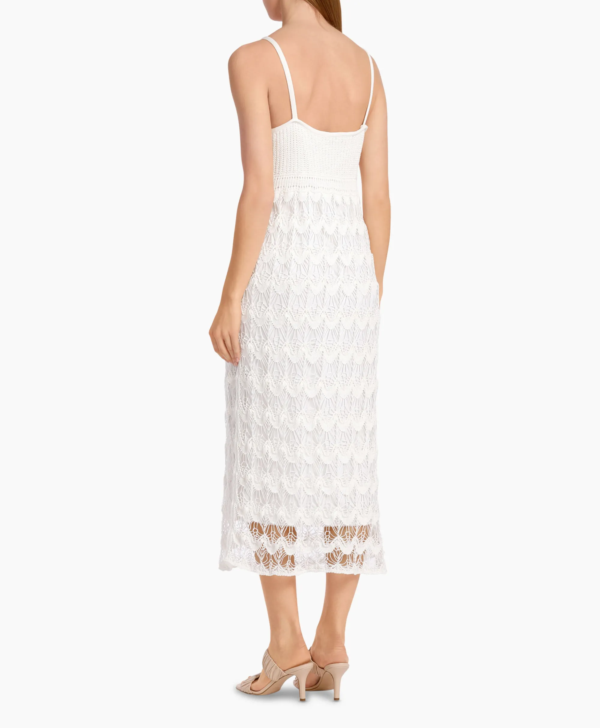 Marccain Collectie Jurk Wc 21.39 M35 Off White*Dames Bruiloftskleding