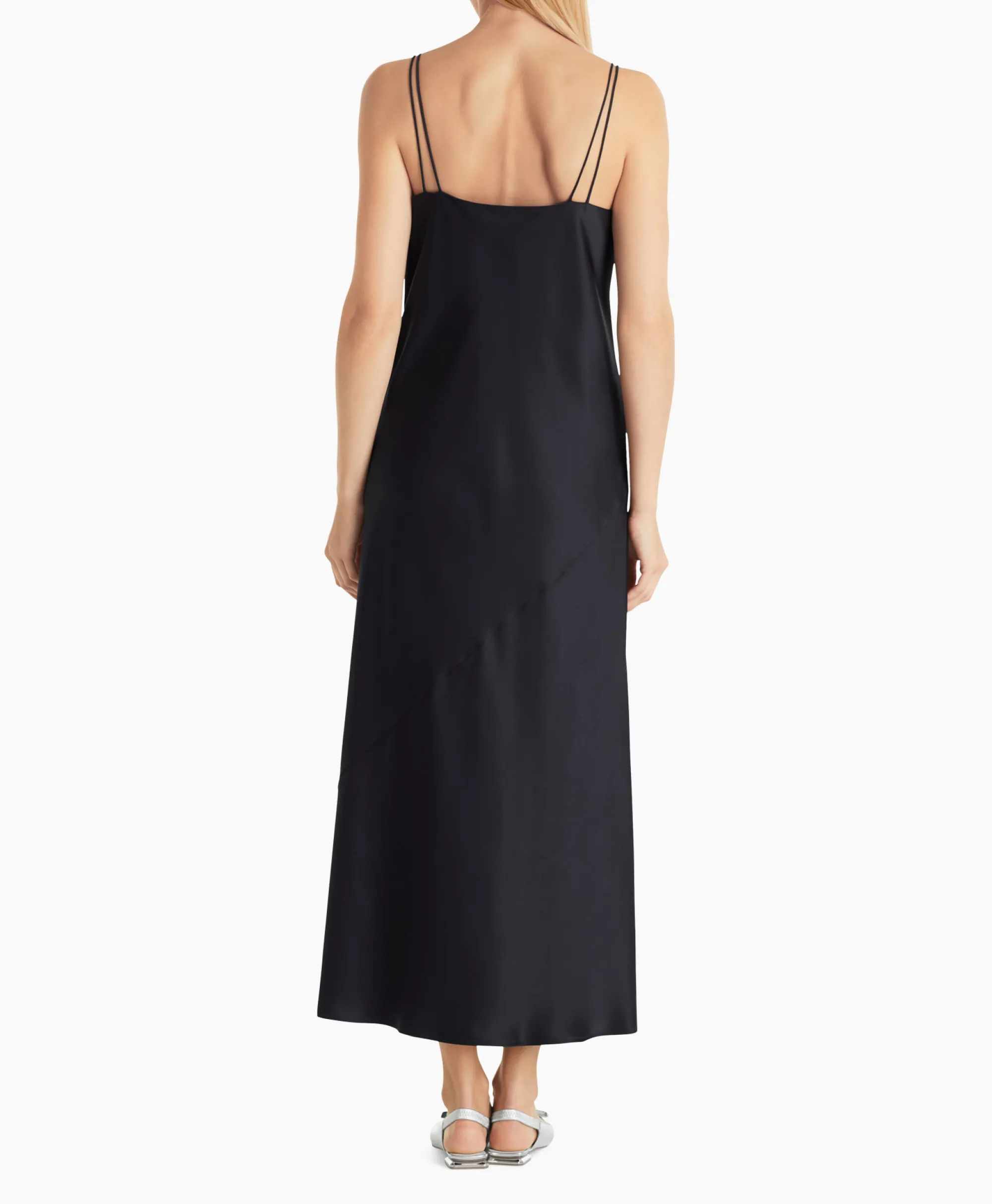 Marccain Collectie Jurk Wc 21.21 W15 Midden Blauw*Dames Bruiloftskleding