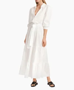 Marccain Collectie Jurk Wc 21.56 W35 Off White*Dames Bruiloftskleding