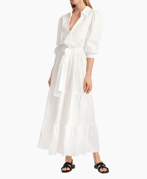 Marccain Collectie Jurk Wc 21.56 W35 Off White*Dames Bruiloftskleding