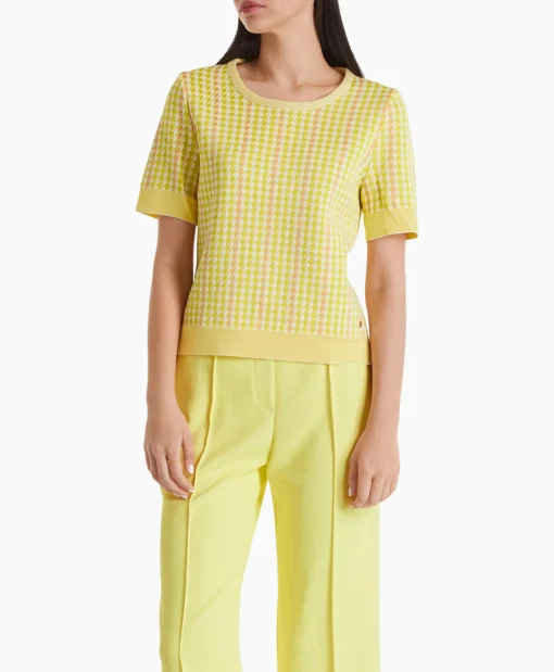 Marccain Collectie Pullover Wc 41.49 M33 Midden Geel*Dames T-Shirts & Tops