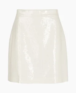 Marccain Collectie Rok Wc 71.26 W85 Off White*Dames Rokken
