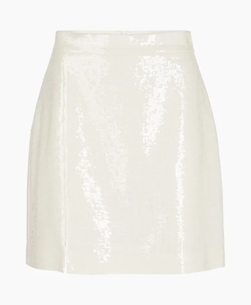 Marccain Collectie Rok Wc 71.26 W85 Off White*Dames Rokken