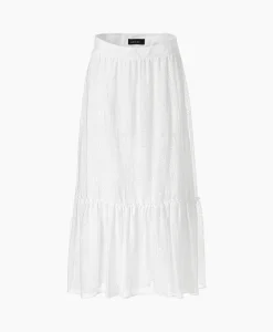 Marccain Collectie Rok Wc 71.25 W77 Wit*Dames Rokken