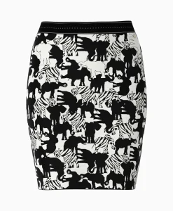 Marccain Collectie Rok Wc 71.02 M03 Print + 2 Kleurig*Dames Rokken