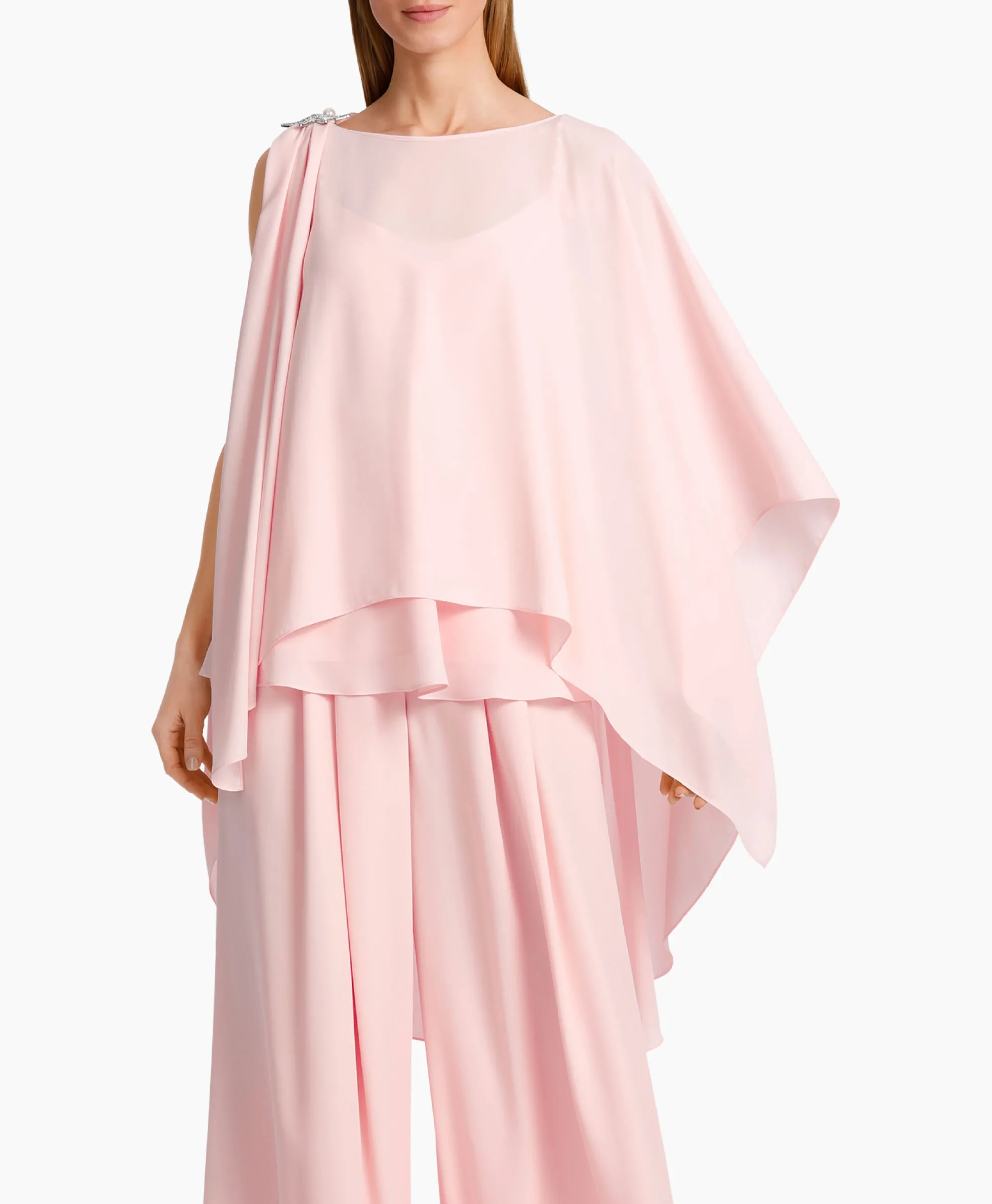 Marccain Collectie Shawl Wc B3.01 W90 Zalm*Dames Sjaals