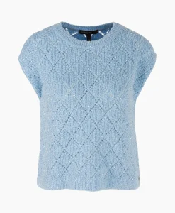 Marccain Collectie Top Wc 42.01 M25 Licht Blauw*Dames T-Shirts & Tops