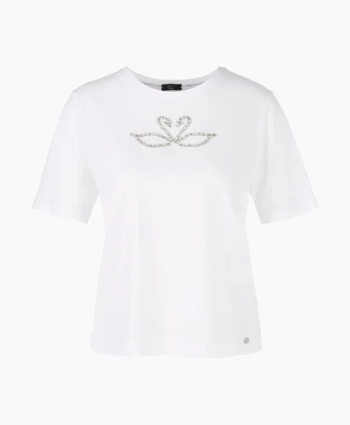 Marccain Collectie T-Shirt Wc 48.06 J29 Wit*Dames T-Shirts & Tops