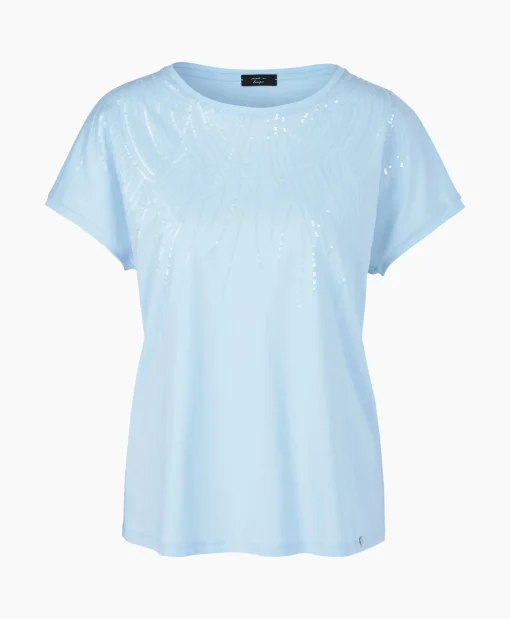 Marccain Collectie T-Shirt Wc 48.46 J36 Licht Blauw*Dames T-Shirts & Tops