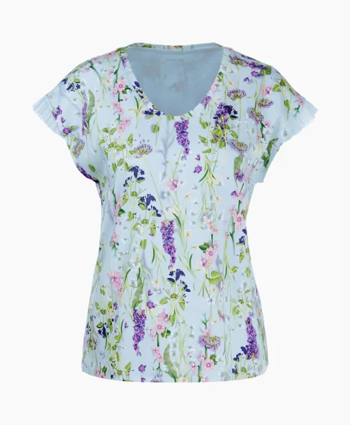 Marccain Collectie T-Shirt Wc 48.23 J19 Licht Blauw*Dames T-Shirts & Tops