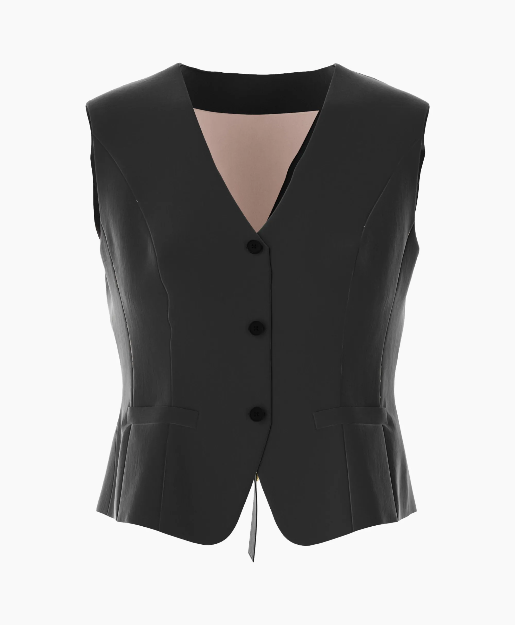 Marccain Collectie Vest Wc 37.02 W47 Zwart*Dames Vesten