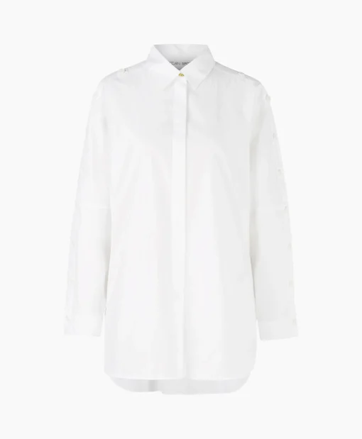Marccain Sport Blouse Ws 51.14 W80 Wit*Dames Blouses